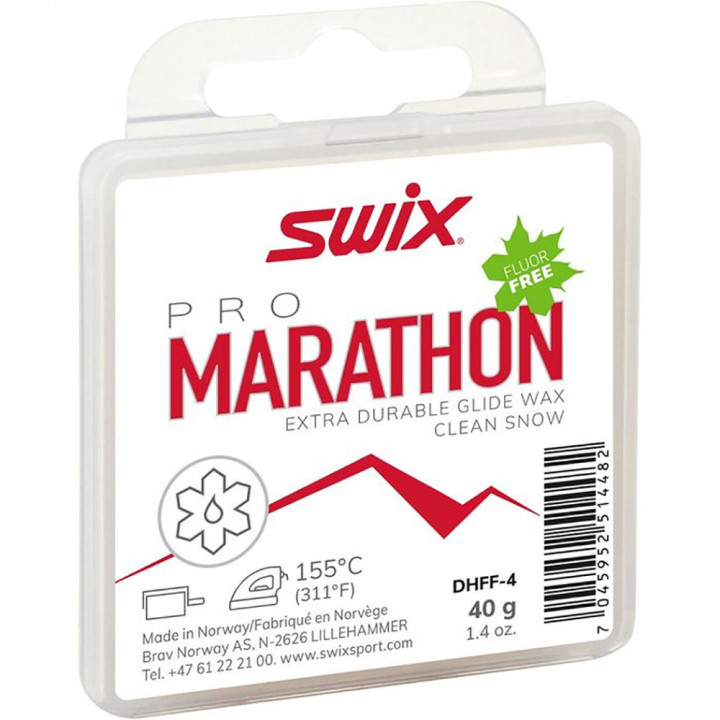 Парафин Swix PURE Marathon White 40гр